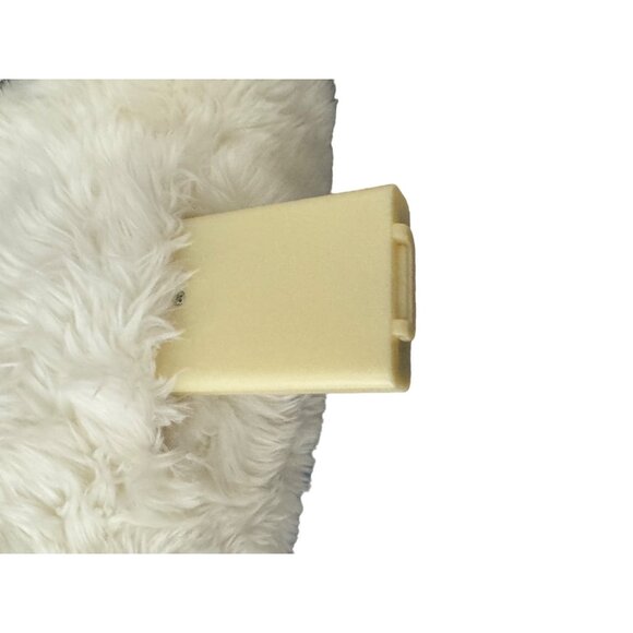 Russ Berrie Snoozer Sleepy White Polar Bear Stuffed Plush Snore Sounds - Picture 9 of 9